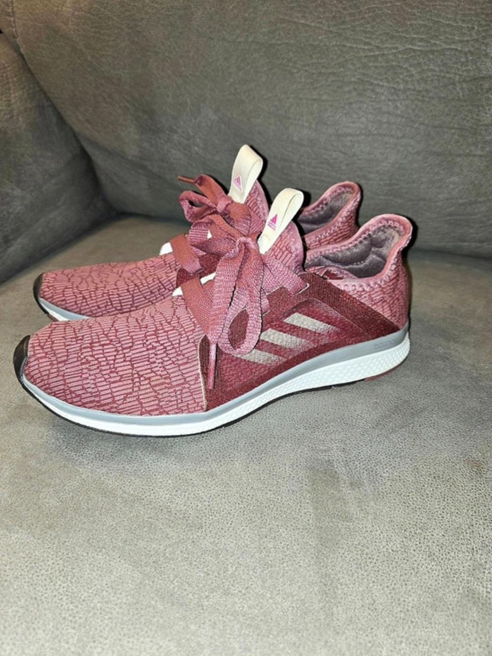 adidas Edge Lux Women's Pink Athletic Shoes US 8.5